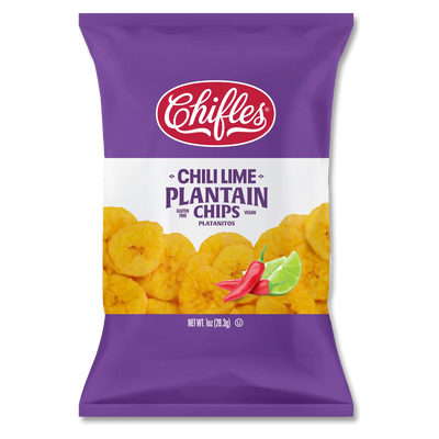 Chili Lime plantain chips, 24 pack