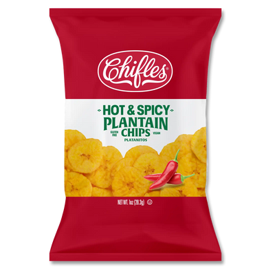 Hot & Spicy plantain chips, 24 pack