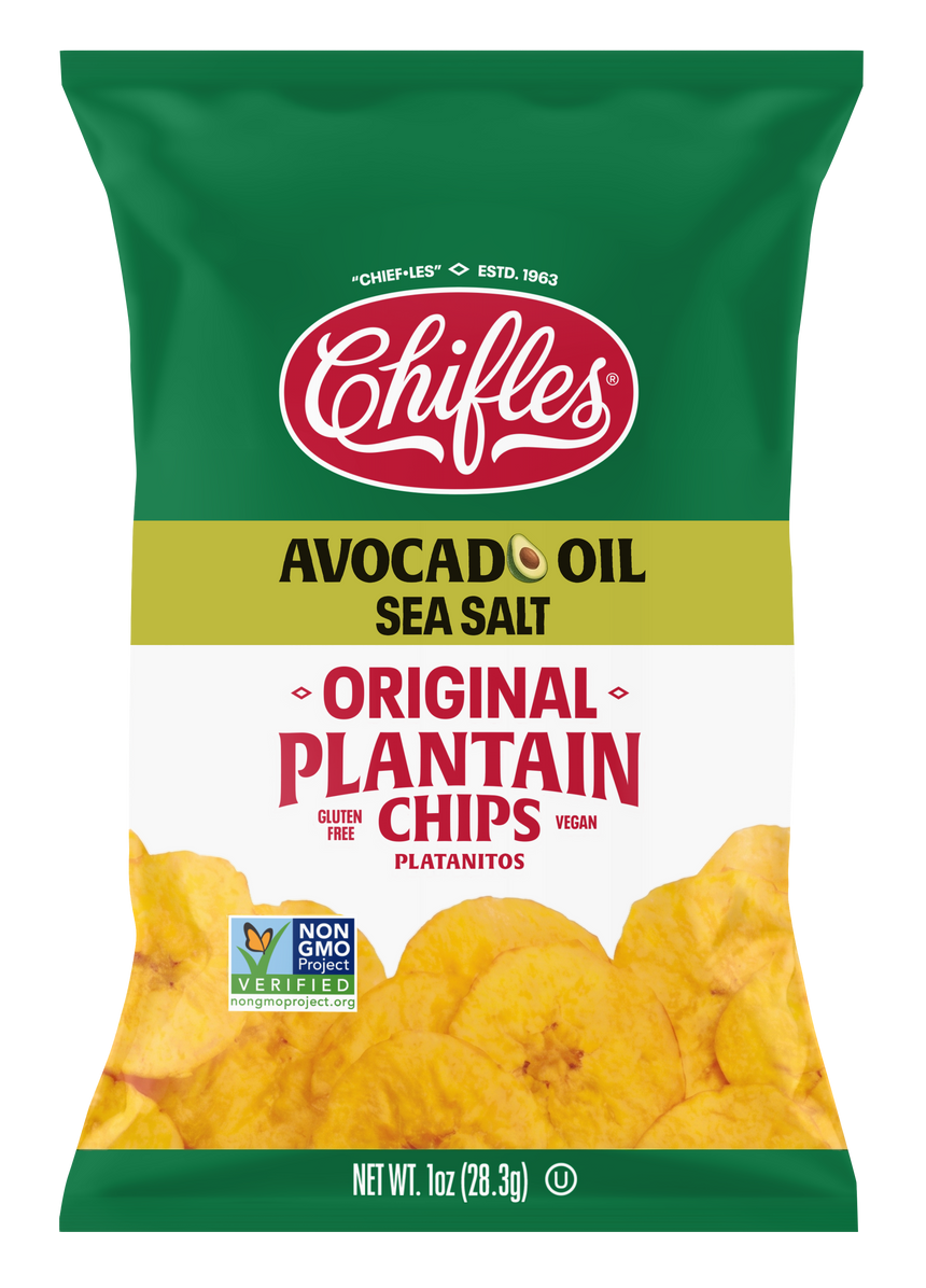 Chifles Original Plantain Chips with Avocado Oil 1 oz bag