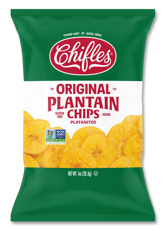 Chifles Plantain Chips 1oz 24 Pack