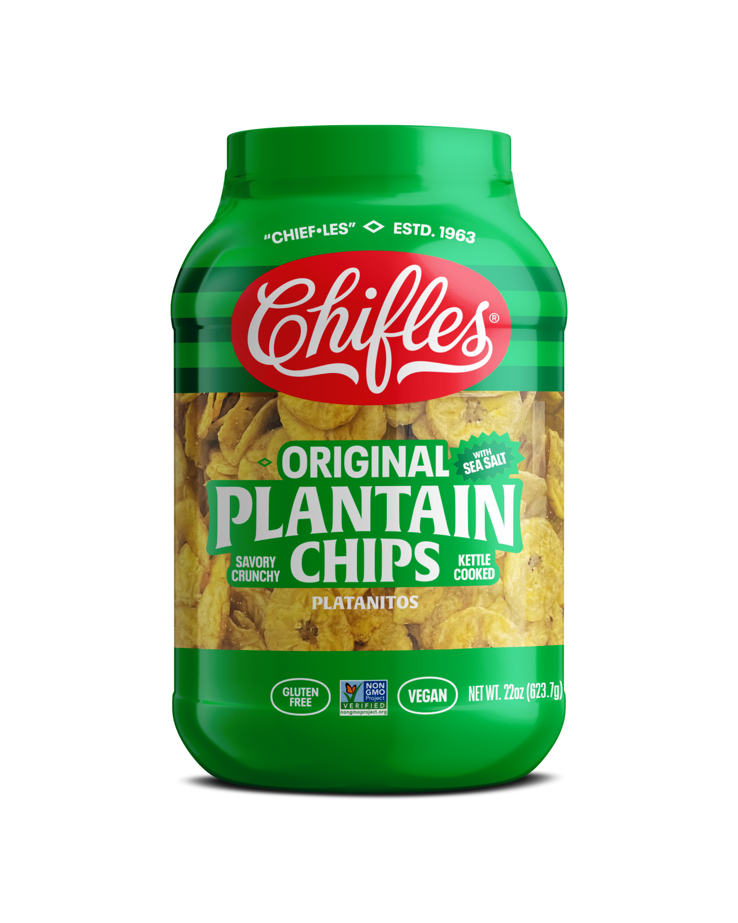 Original Plantain Chips - 22oz Tub