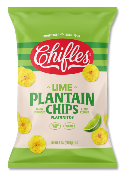 Lime Plantain Chips - 4 Pack, 8.5 oz ea