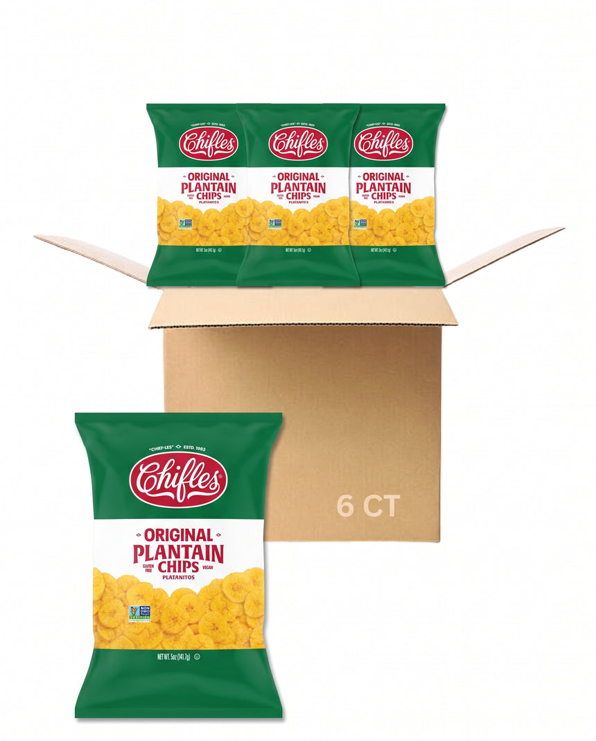 Chifles Original Plantain Chips 5 oz, case of 6
