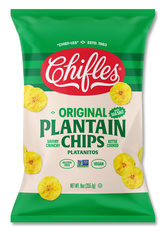 Original Salted Plantain Chips - 4 Pack, 9 oz ea