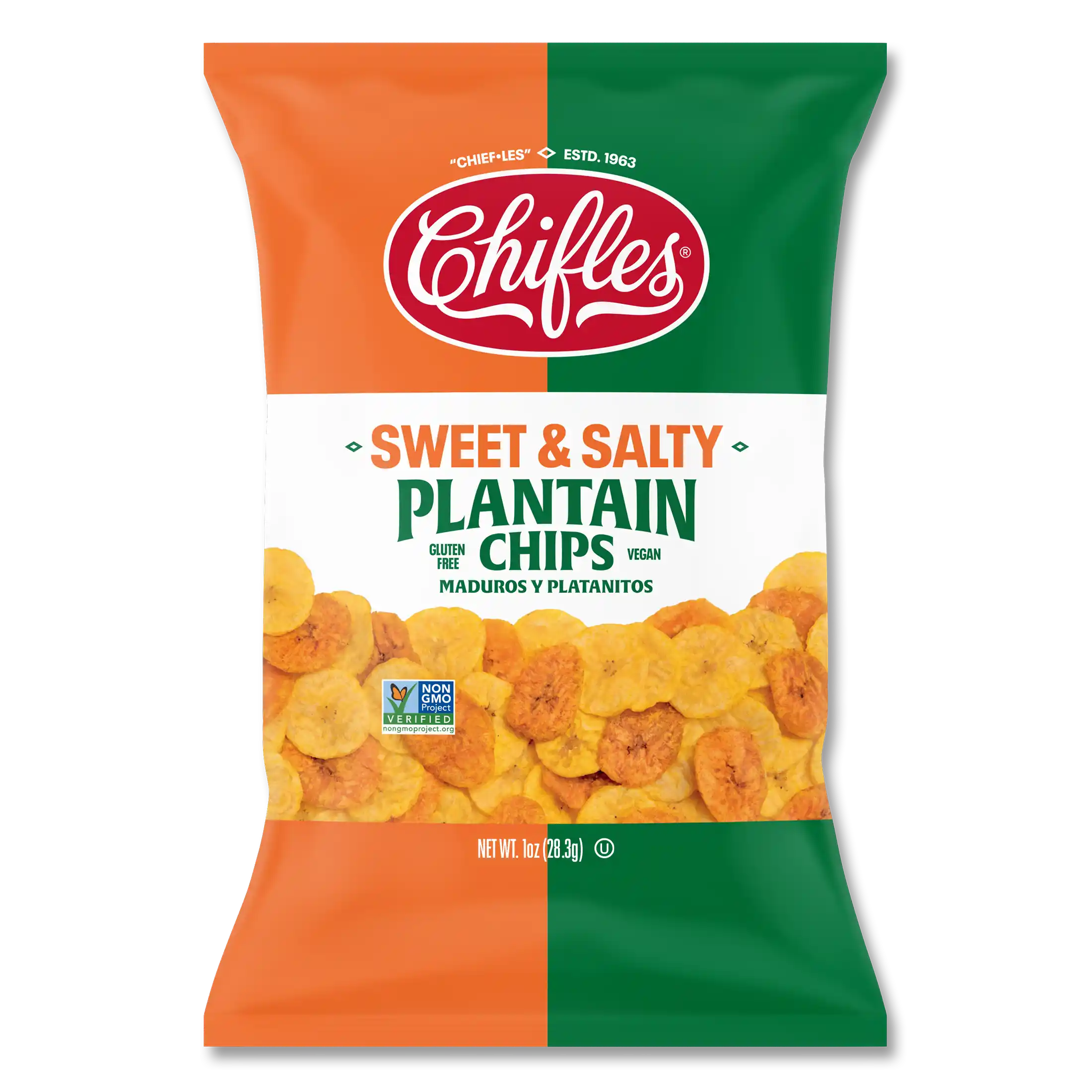 Chifles Sweet & Salty Plantain Chips bag